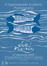 plakat - ogólnopolski konkurs pianistyczny dwa nurty serock 2025