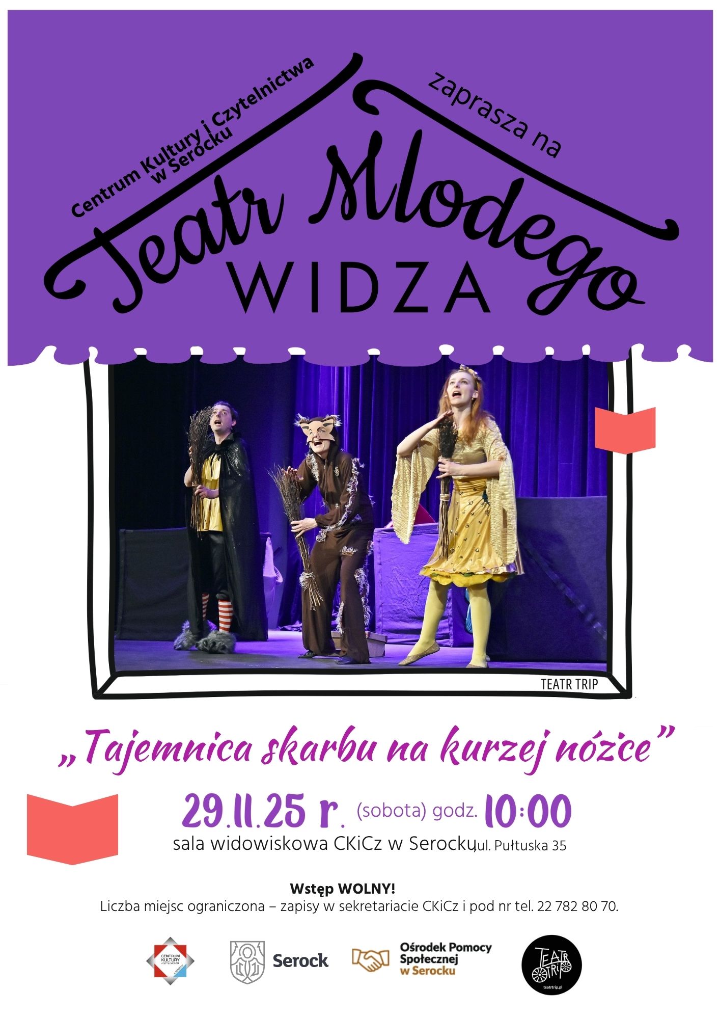 Teatr Młodego Widza - "Tajemnica skarbu na kurzej nóżce"
